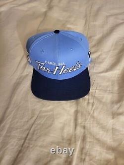 Sports Specialties North Carolina UNC Tar Heels Script Hat Vintage NWT Rare