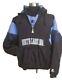 Starter North Carolina Unc Tar Heels Jacket Mens L Black Blue Vintage 90's