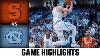 Syracuse Vs North Carolina Game Highlights 2023 24 Acc Men S Basketball
