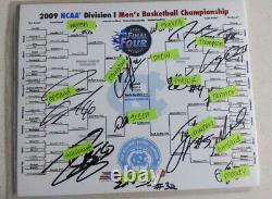 TYLER HANSBROUGH 14x TEAM Signed 8x10 Photo UNC Tar Heels Basketball 2009 COA C