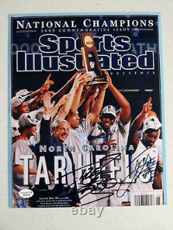 TYLER HANSBROUGH TY LAWSON 2x Signed 8x10 Photo UNC Tar Heels Basketball COA