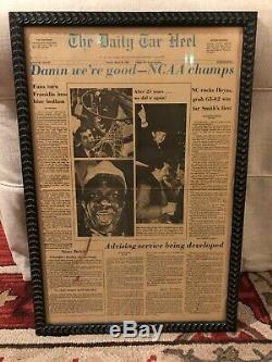The Daily Tar Heel 1982 UNC NCAA Champions Newspaper Michael Jordan RARE