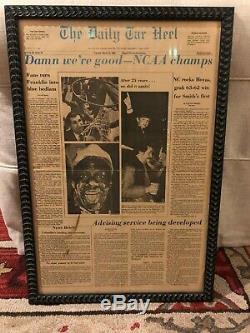 The Daily Tar Heel 1982 UNC NCAA Champions Newspaper Michael Jordan RARE