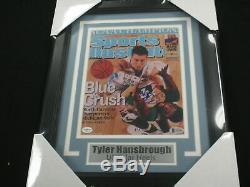 Tyler Hansbrough UNC Tar Heels Signed 8x10 Photo FRAMED Autograph Beckett COA