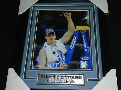 Tyler Hansbrough UNC Tar Heels Signed 8x10 Photo FRAMED Autograph Beckett COA A