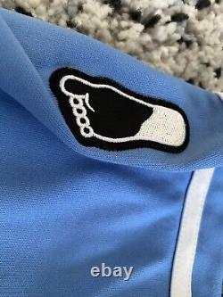 UNC 82 Shooting shirt Blue Jordan Sz L Tar Heels RARE Vintage