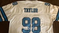 UNC #98 LAWRENCE TAYLOR 2XL Custom Made jersey! High Quality! NWOT! STITCHED