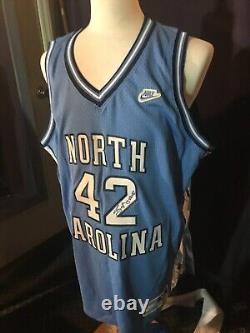 UNC Auto Sean May #42 Jersey (stitched)