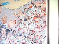 UNC Chapel Hill Tar Heels Basketball BLUE HEAVEN Steve Ford Ltd Edt Signed #