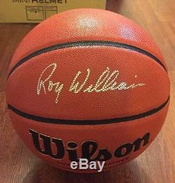 UNC NORTH CAROLINA TAR HEELS ROY WILLIAMS HAND SIGNED NCAA BASKETBALL With JSA COA