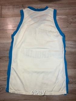 UNC North Carolina Tar Heels Basketball Team Sand-knit Jersey M Medium
