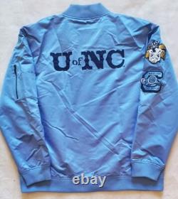 UNC North Carolina Tar Heels Mitchell & Ness Lightweight Bomber Jacket Sz 2XL
