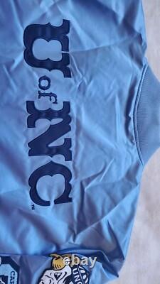 UNC North Carolina Tar Heels Mitchell & Ness Lightweight Bomber Jacket Sz 2XL