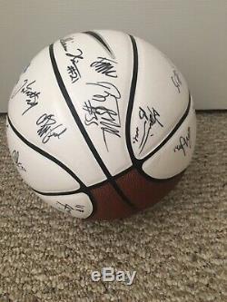 UNC North Carolina Tar Heels Roy Williams and team signed Nike Basketball