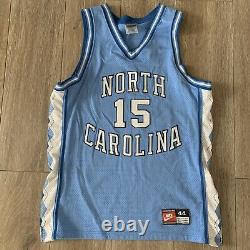 UNC North Carolina Tar Heels Vince Carter #15 Sewn Basketball Jersey SZ 44 Nike