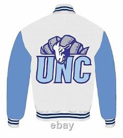 UNC North Carolina Tar heels NCAA Varsity Jacket all sizes