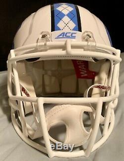 UNC North Carolina Tarheels Full Size WHITE Riddell Speed Football Helmet