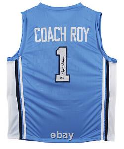 UNC Roy Williams Authentic Signed Carolina Blue Pro Style Jersey BAS Witnessed