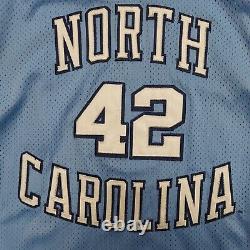 UNC TAR HEELS NORTH CAROLINA Jersey Jerry Stackhouse NIKE BLUE SEWN Size 48 XL