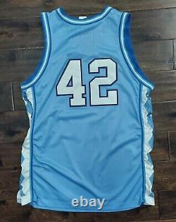 UNC TAR HEELS NORTH CAROLINA Jersey Jerry Stackhouse NIKE BLUE SEWN Size 48 XL