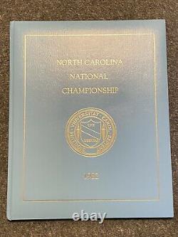 UNC TarHeels National Championship NCAA Basketball 1982 Hardcover Book