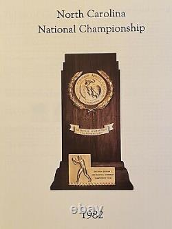 UNC TarHeels National Championship NCAA Basketball 1982 Hardcover Book