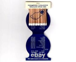 UNC Tar Heels 1982 Champion NCAA Division I Mens Basketball Tournament Matchbook