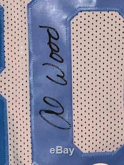 UNC Tar Heels, Al Wood signed custom pro style Jersey with JSA