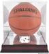 Unc Tar Heels Antique Finish Basketball Display Case With Mirror Back