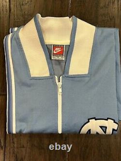 UNC Tar Heels Basketball Jacket Shooting Shirt XL Nike Vintage Warmup Looks New
