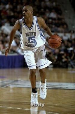 UNC Tar Heels Basketball Jersey Size 44 Vintage Authentic Carter Nike VTG Gift