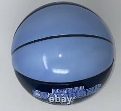 UNC Tar Heels Championship Basketball Glass Trophy Ball Michael Jordan RARE