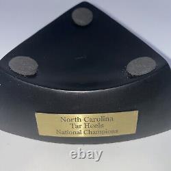 UNC Tar Heels Championship Basketball Glass Trophy Ball Michael Jordan RARE