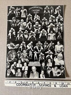 UNC Tar Heels Football 1949 SoCo Champions ORIGINAL Photograph Choo Choo Justice