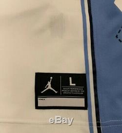UNC Tar Heels Michael Jordan 23 Stitched Basketball Jersey L White Carolina