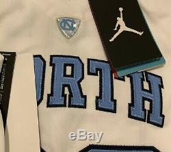 UNC Tar Heels Michael Jordan 23 Stitched Basketball Jersey XL White Carolina