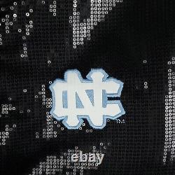 UNC Tar Heels Mitchell & Ness NCAA M Medium Womens Jacket Black Sequins NWT