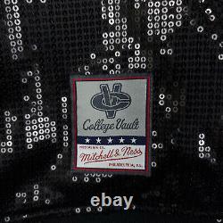 UNC Tar Heels Mitchell & Ness NCAA M Medium Womens Jacket Black Sequins NWT
