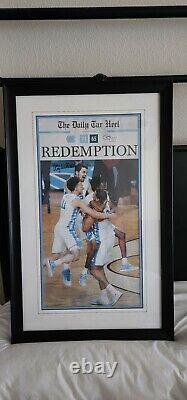 UNC Tar Heels Roy Williams Autographed Daily Tar Heel Newspaper 2017 Title