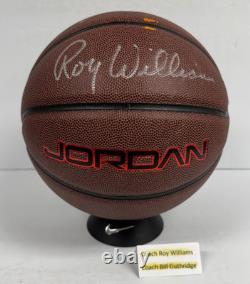 UNC Tar Heels Roy Williams & Bill Guthridge Autographed Jordan Basketball