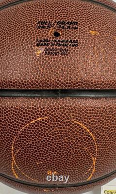 UNC Tar Heels Roy Williams & Bill Guthridge Autographed Jordan Basketball