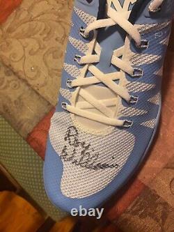 UNC Tar Heels Shoes Signed By Roy Williams And Phil Ford