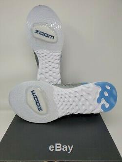 UNC x Jordan React Havoc North Carolina Tar Heels White/Blue Nike Size 12