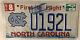 University North Carolina Unc Tar Heels License Plate Chapel Hill 49ers Braves