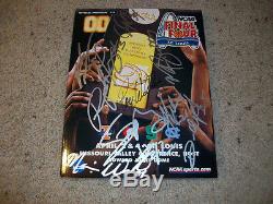 Unc North Carolina Tar Heels Signed 2005 Final Four Program Roy Williams +8