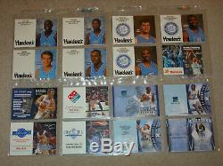 Unc North Carolina Tarheels Lot Of 146 Basketball Schedules 1970-2018 Nrmt Mint