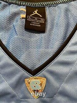 Unc Roy Williams Autographed White Nike Jordan Limited Jersey XL Beckett 212157