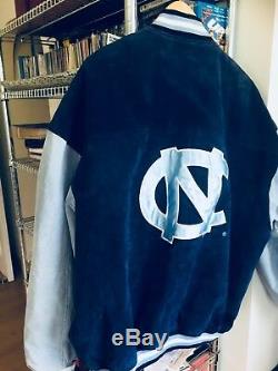 University Of North Carolina UNC Tar Heels Size L Varsity velvet Jacket style