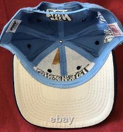 VINTAGE 90's TOW UNC Tarheels Snapback Hat Logo 3D Go Graffiti Lts Team Color Wo