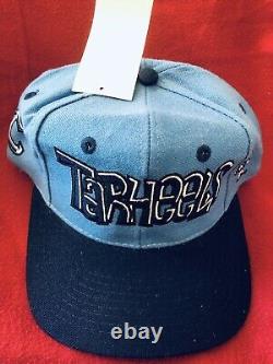 VINTAGE 90's TOW UNC Tarheels Snapback Hat Logo 3D Go Graffiti Lts Team Color Wo